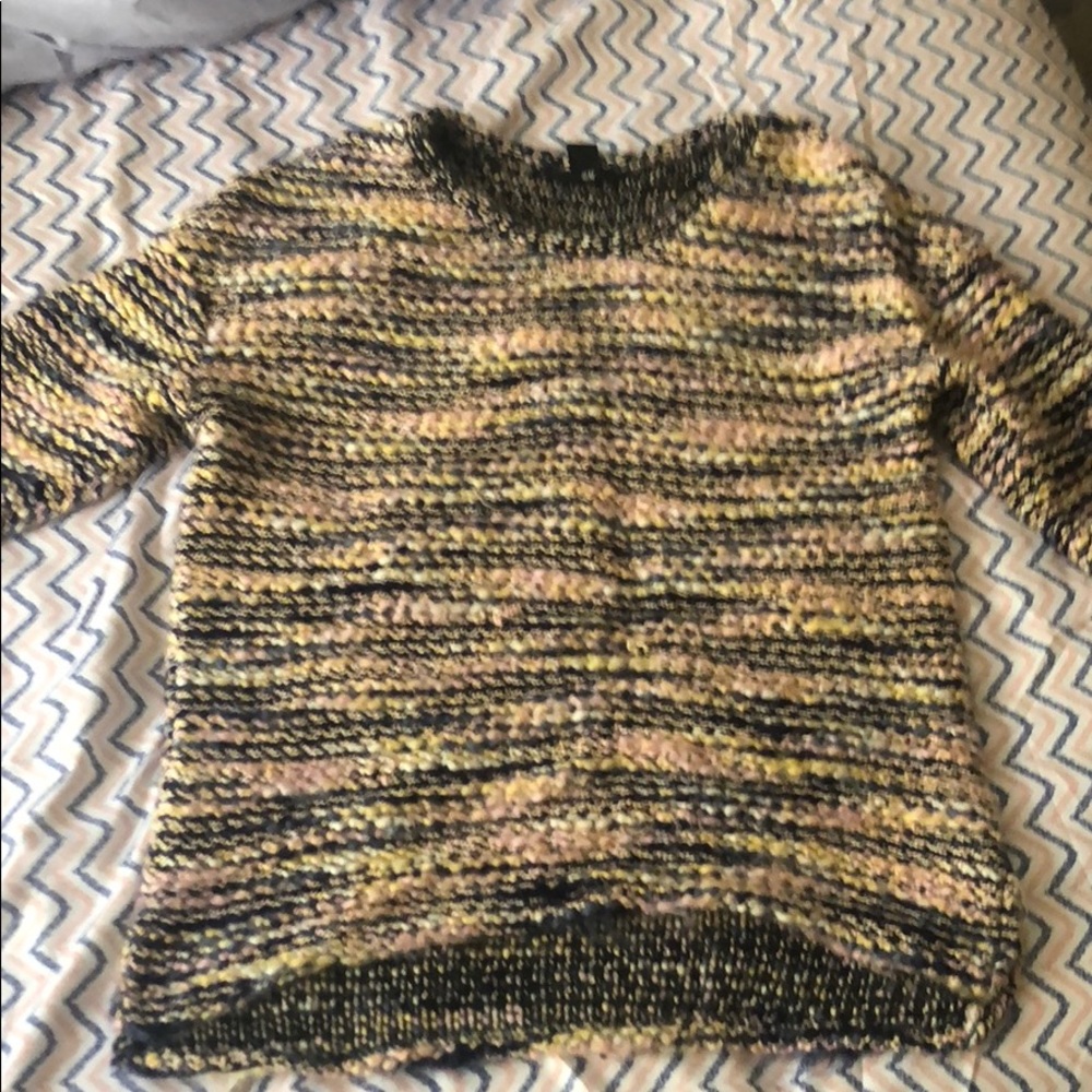 Knitted colorful sweater